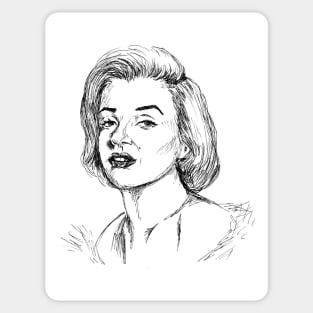 Marilyn Monroe Portrait Sticker